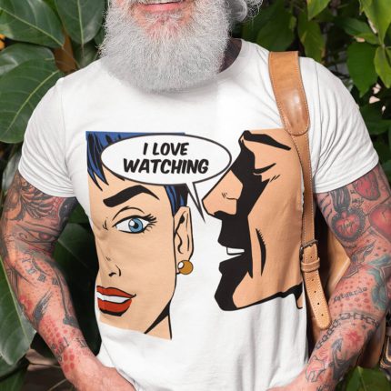tme i love watching cuckold t shirt white