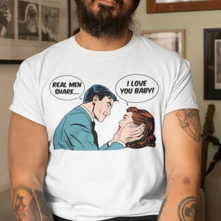 tme real men share cuckold t shirt white