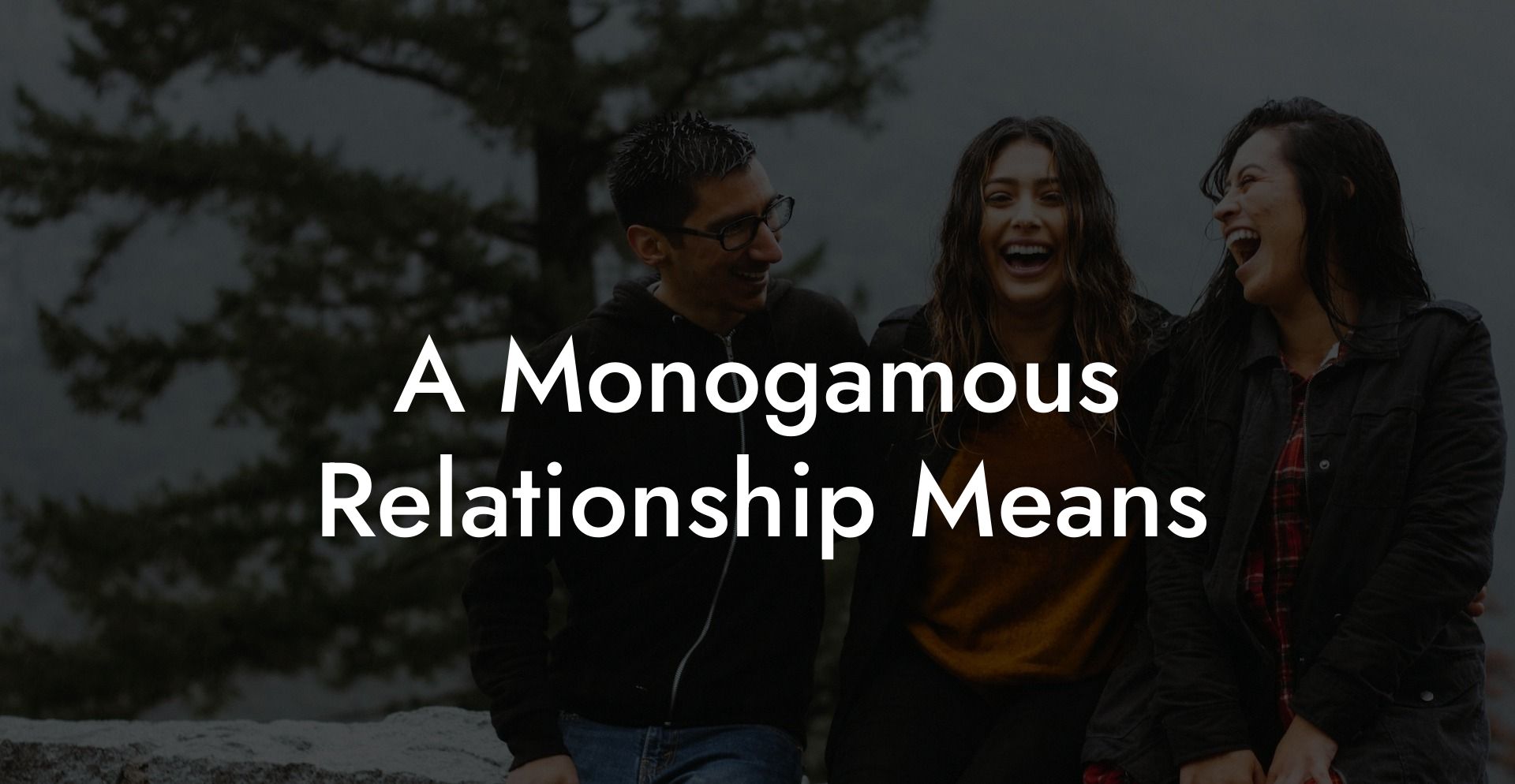 A Monogamous Relationship Means The Monogamy Experiment