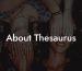 About Thesaurus