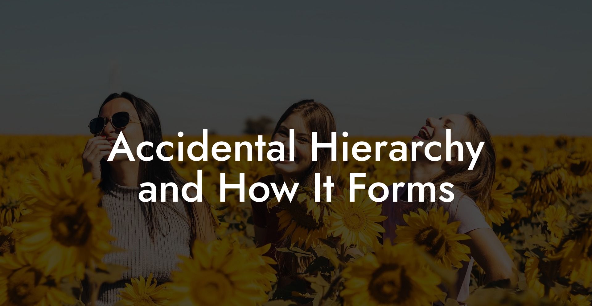 Accidental Hierarchy and How It Forms