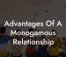 Advantages Of A Monogamous Relationship