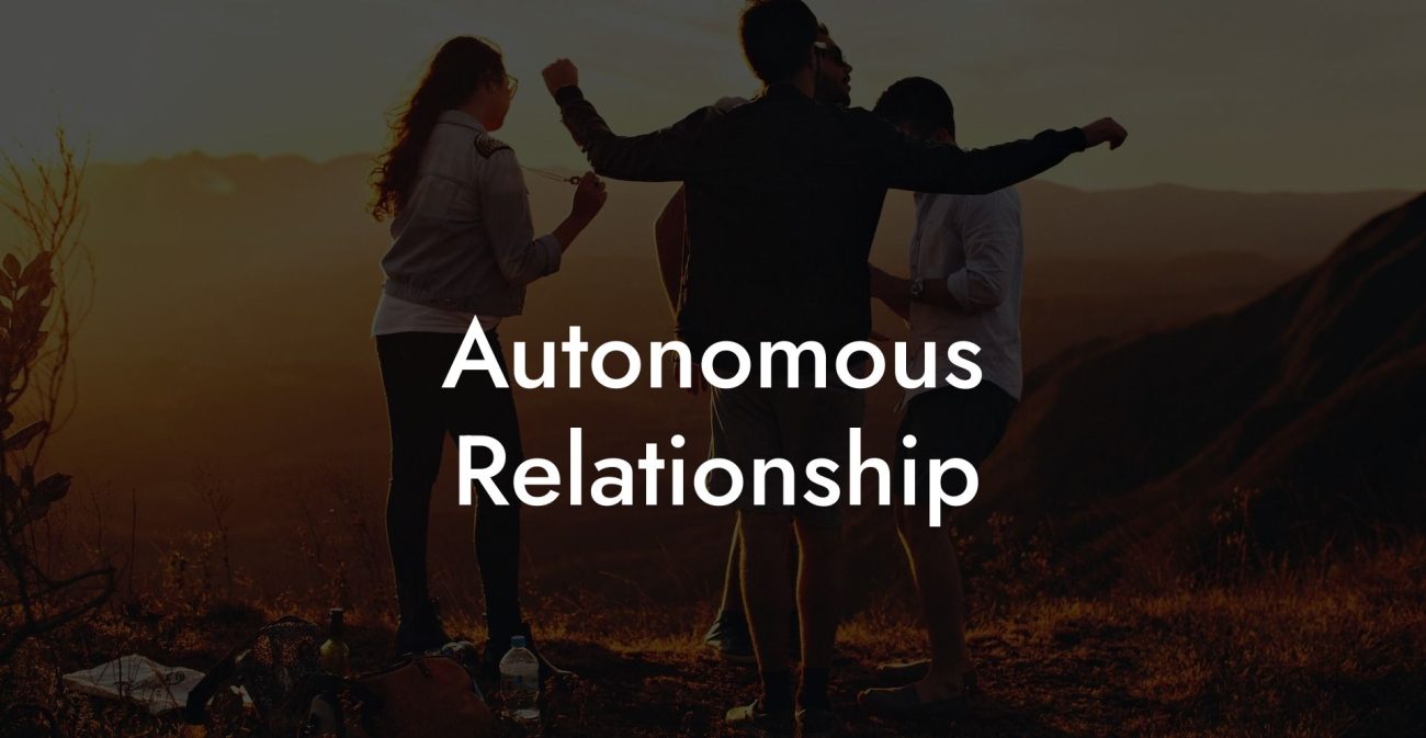 Autonomous Relationship