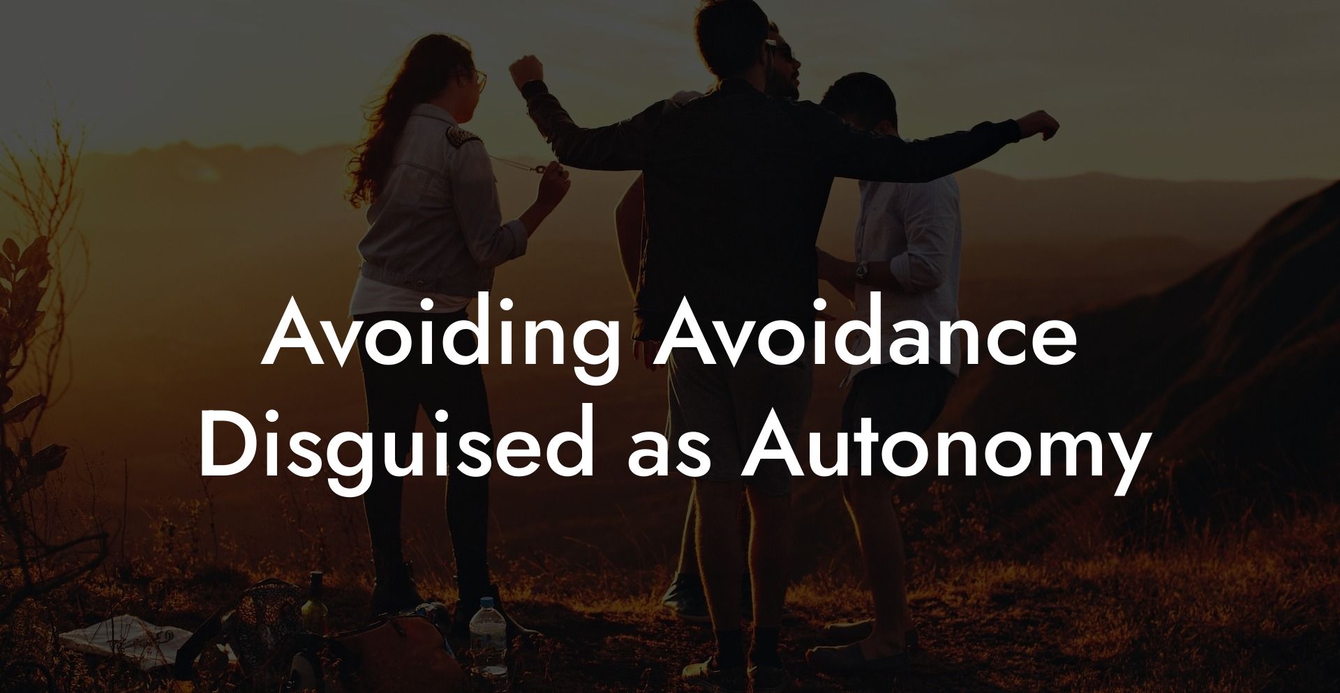 Avoiding Avoidance Disguised as Autonomy