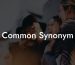Common Synonym