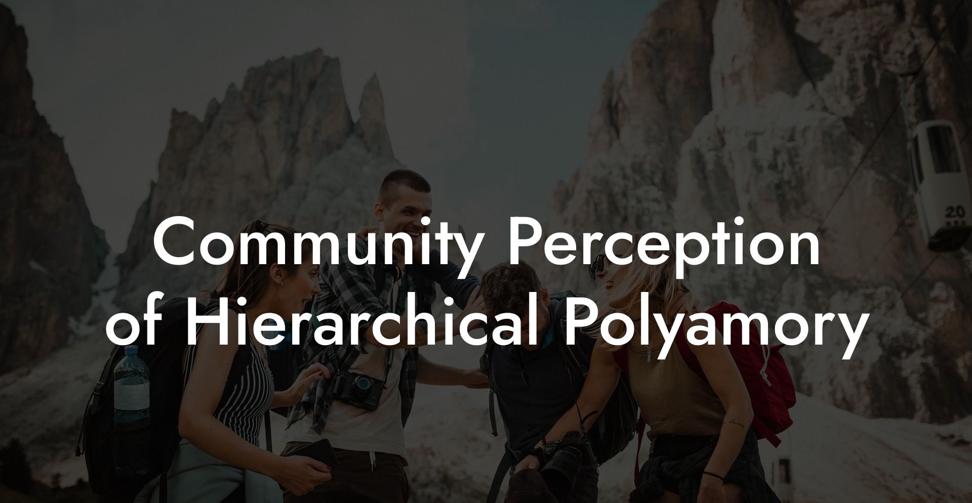Community Perception of Hierarchical Polyamory