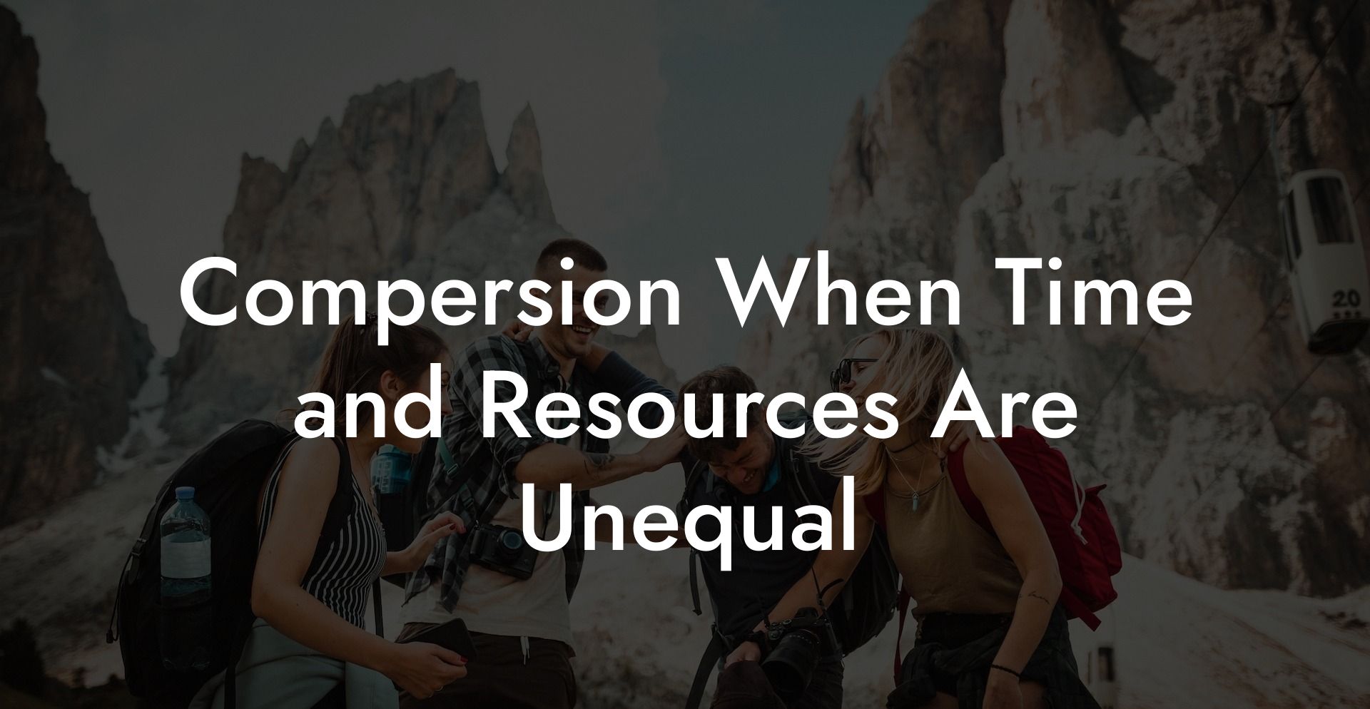Compersion When Time and Resources Are Unequal