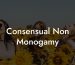 Consensual Non Monogamy