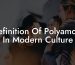 Definition Of Polyamory In Modern Culture