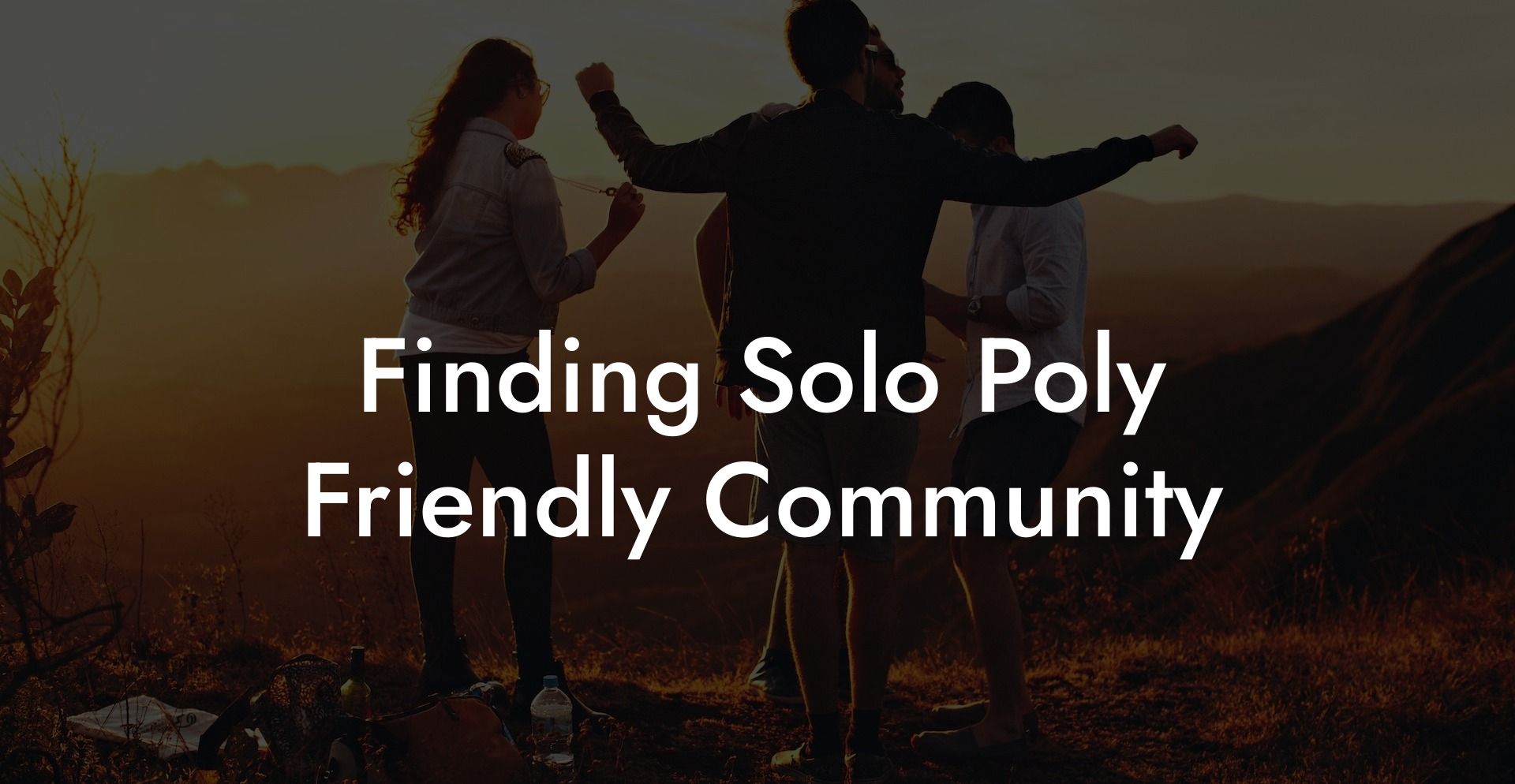 Finding Solo Poly Friendly Community
