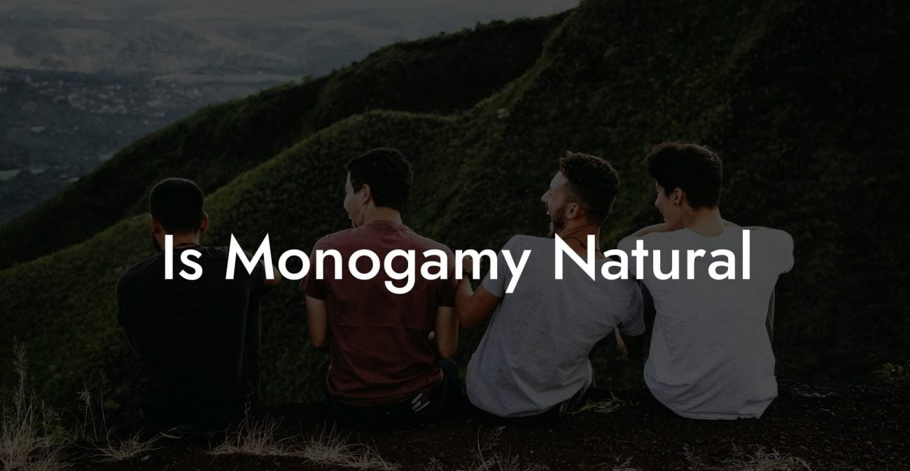 Is Monogamy Natural