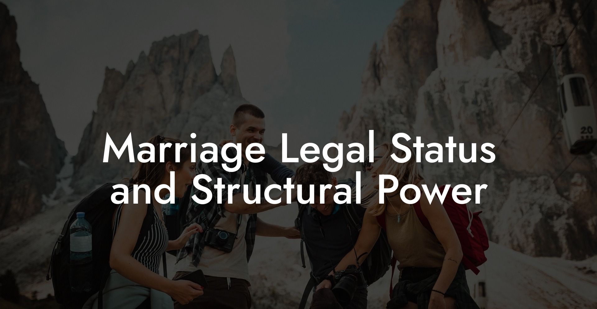 Marriage Legal Status and Structural Power