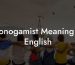 Monogamist Meaning In English