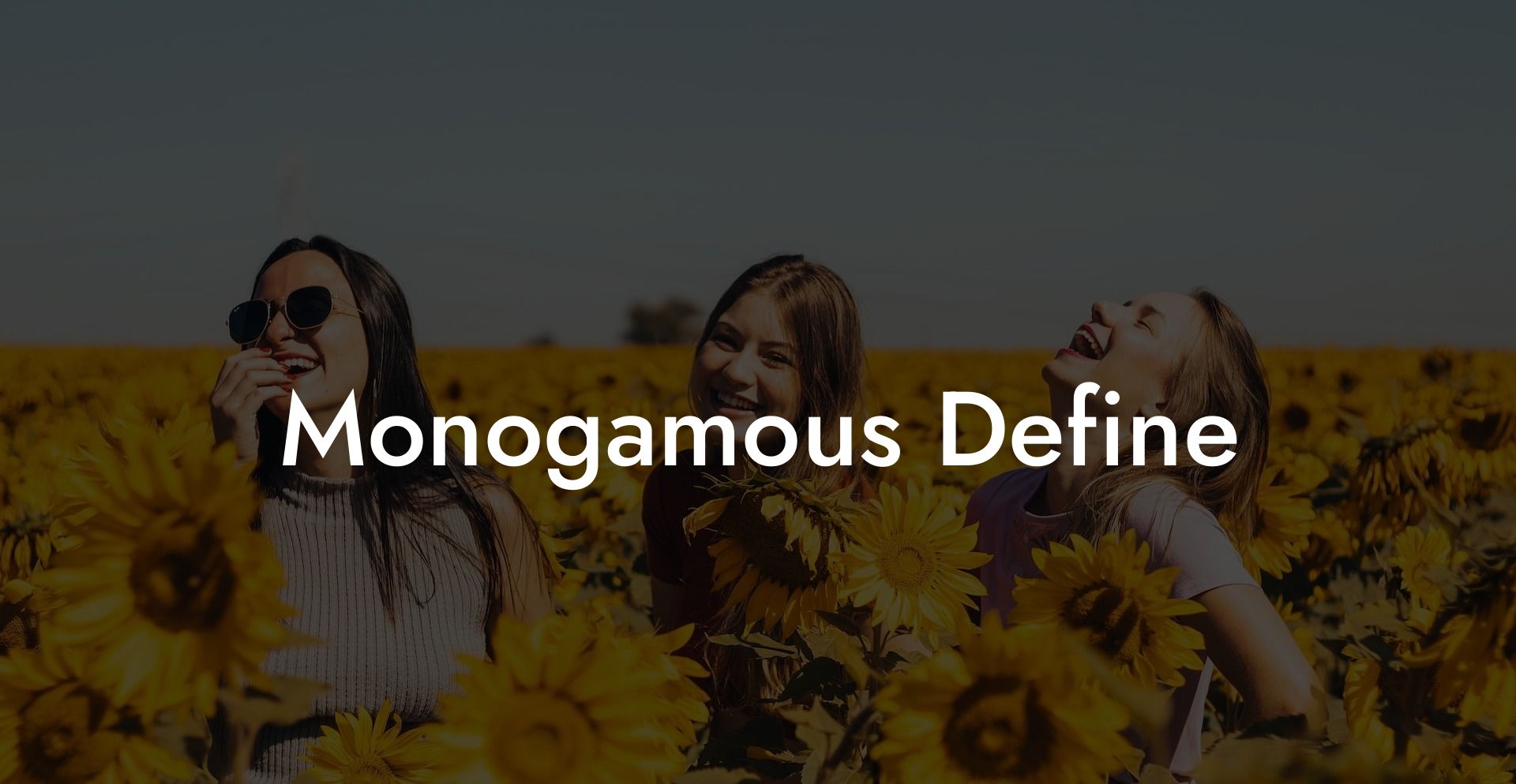 Monogamous Define