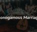 Monogamous Marriage