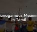 Monogamous Meaning In Tamil