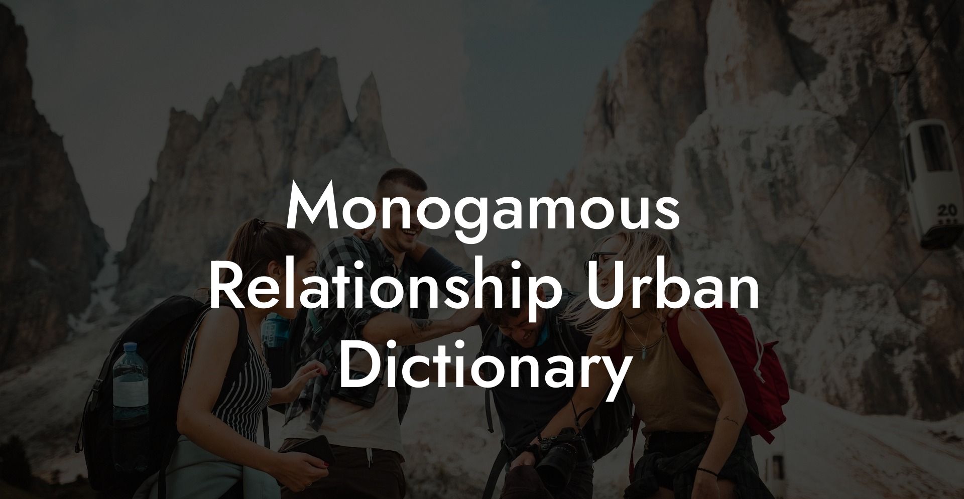 Monogamous Relationship Urban Dictionary