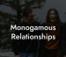 Monogamous Relationships