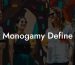 Monogamy Define