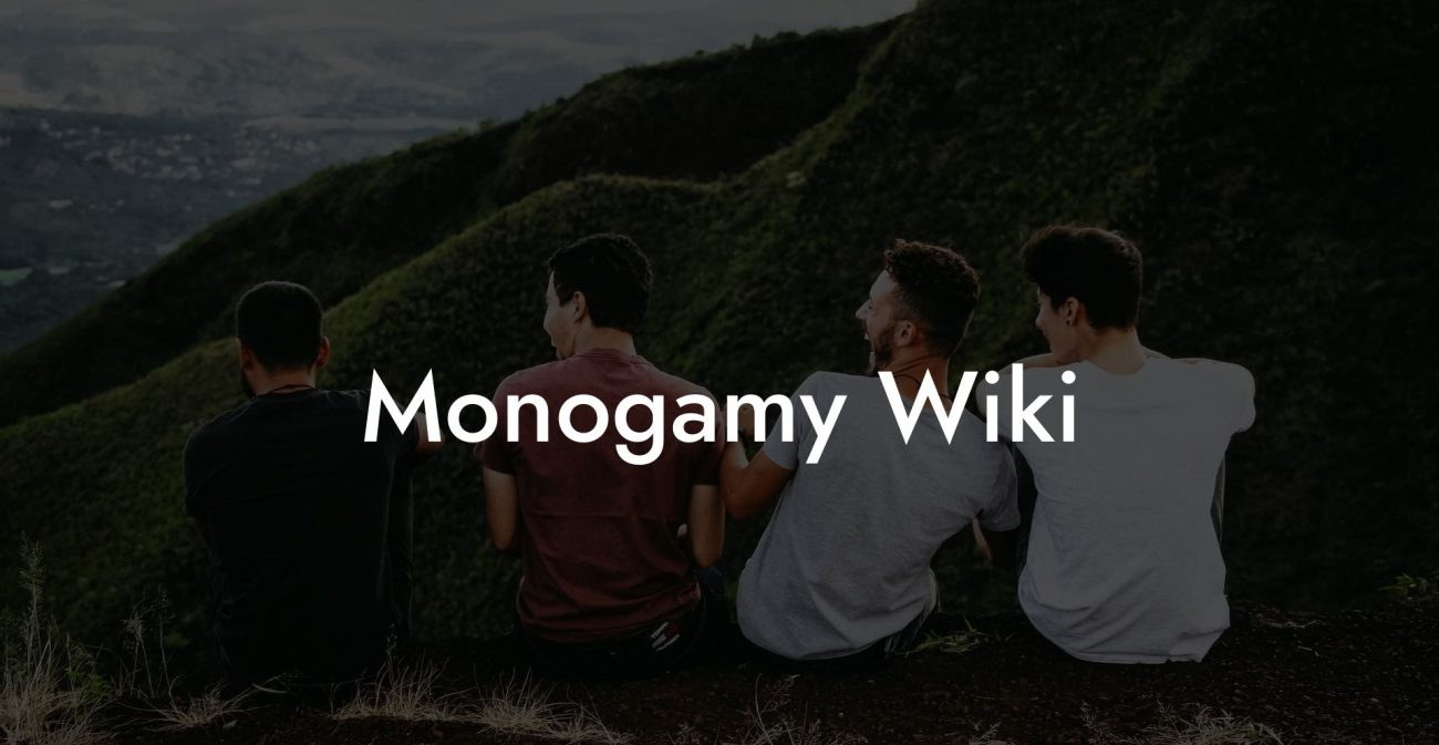 Monogamy Wiki