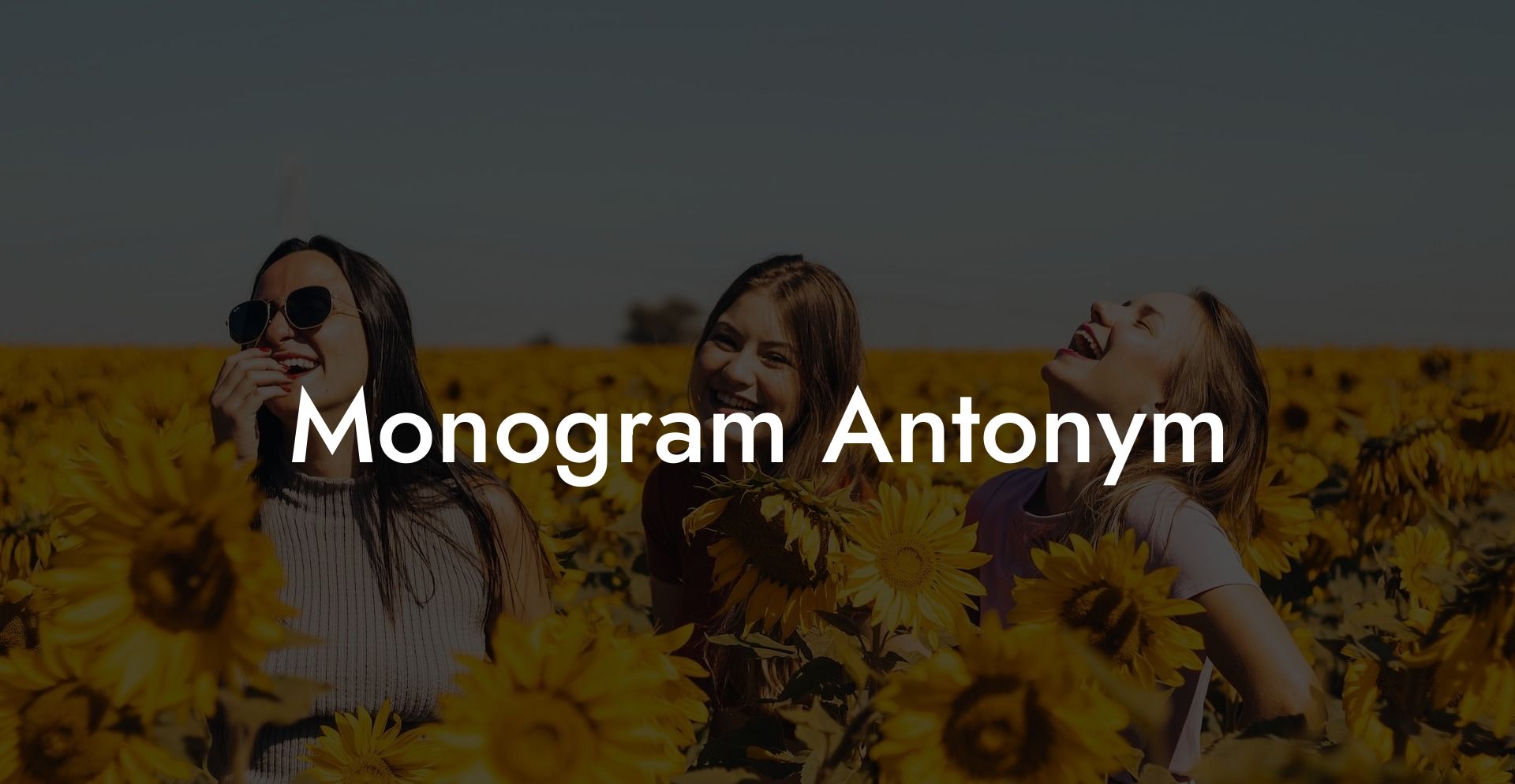 Monogram Antonym