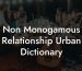 Non Monogamous Relationship Urban Dictionary