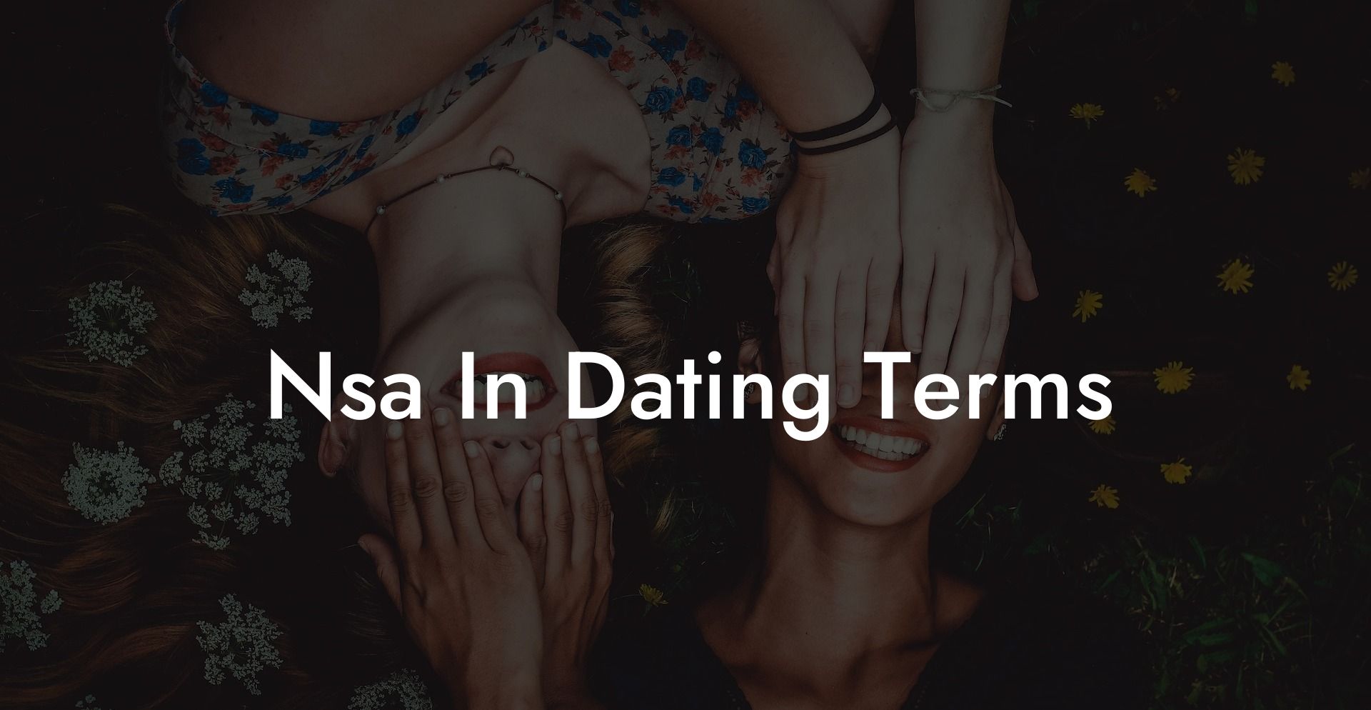 Nsa In Dating Terms
