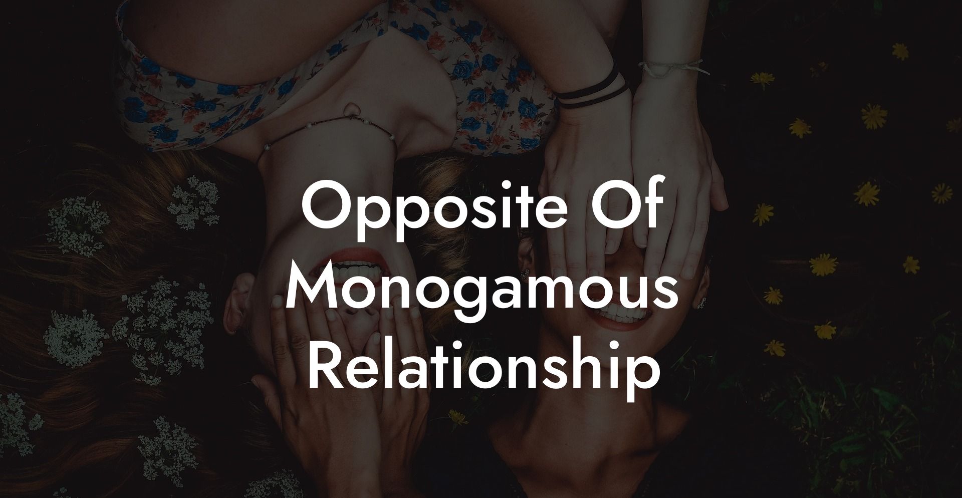 Opposite Of Monogamous Relationship