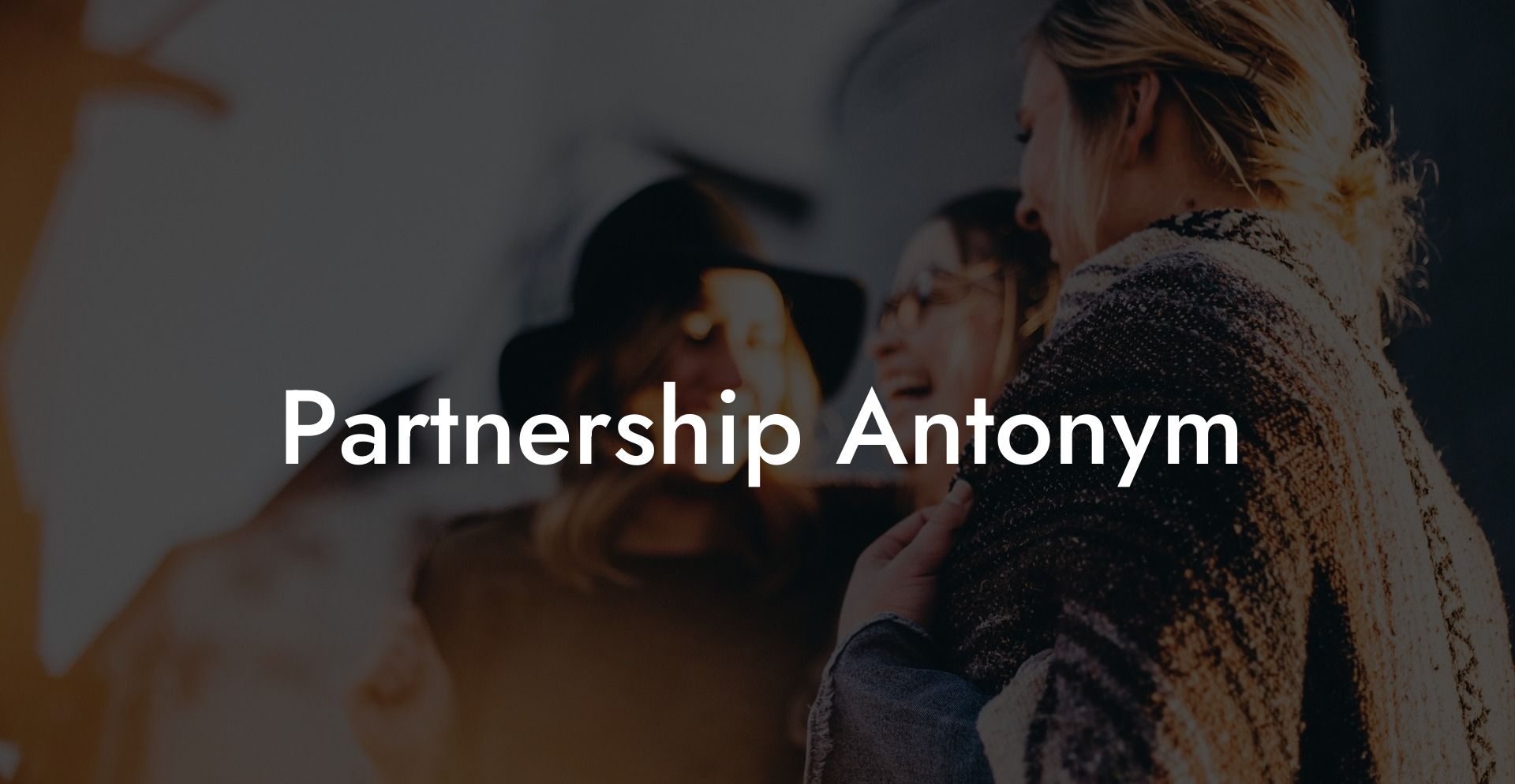 Partnership Antonym