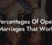 Percentages Of Open Marriages That Work