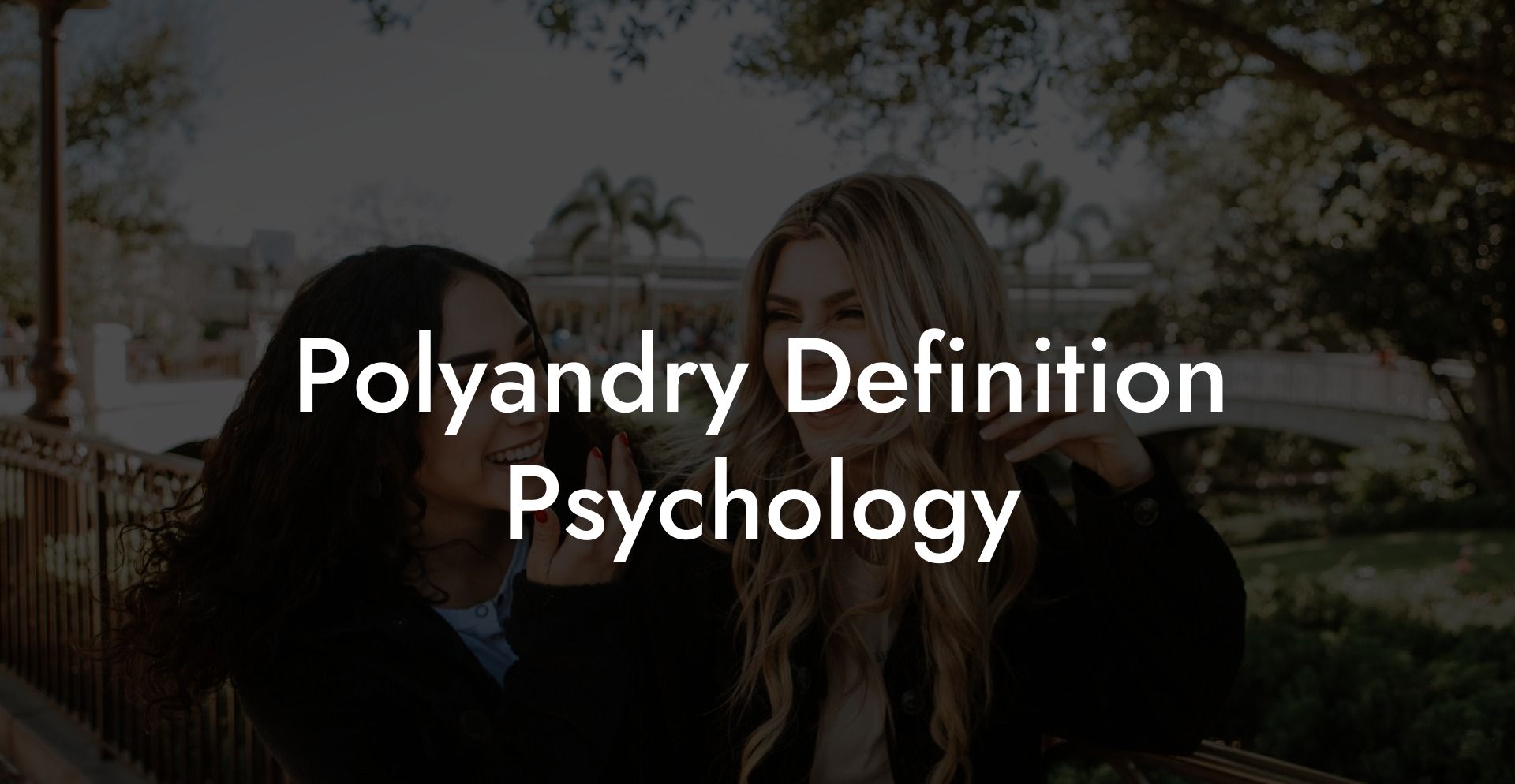 Polyandry Definition Psychology