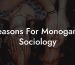 Reasons For Monogamy Sociology