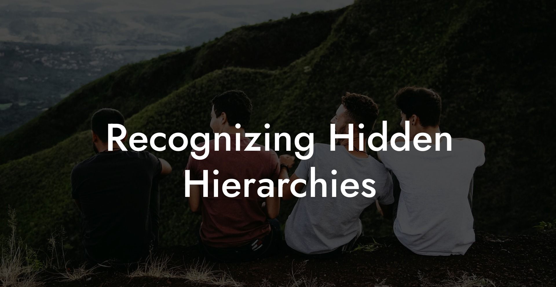 Recognizing Hidden Hierarchies