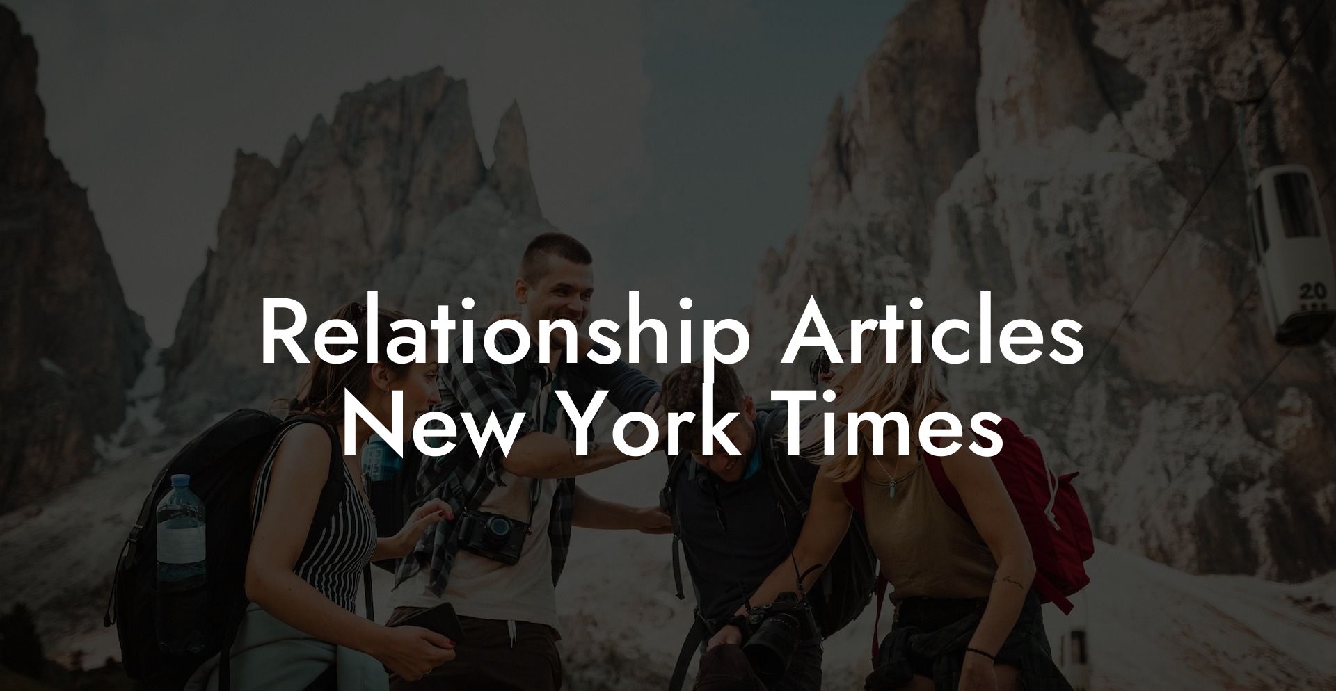 Relationship Articles New York Times