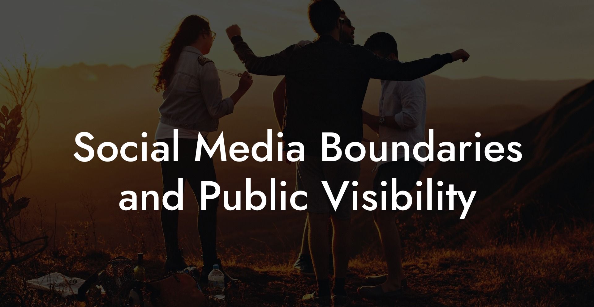 Social Media Boundaries and Public Visibility
