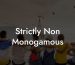 Strictly Non Monogamous