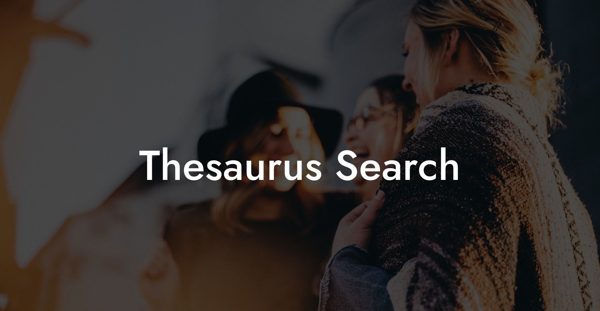 Thesaurus Search