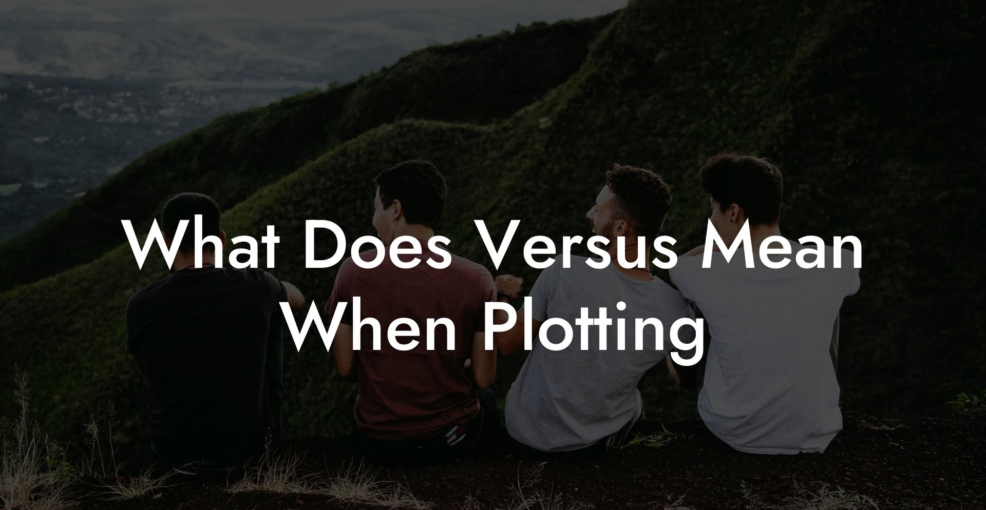  What Does Versus Mean When Plotting The Monogamy Experiment