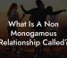 What Is A Non Monogamous Relationship Called?