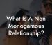 What Is A Non Monogamous Relationship?
