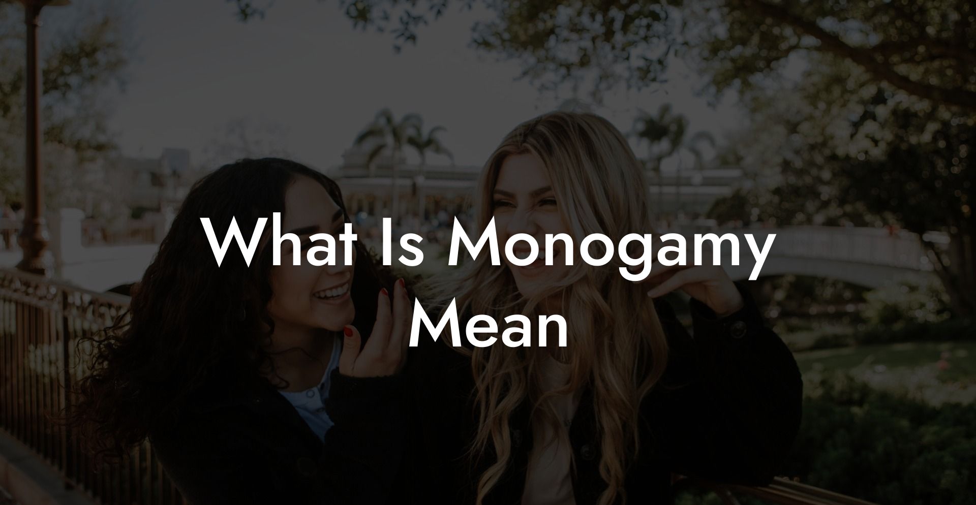 What Is Monogamy Mean