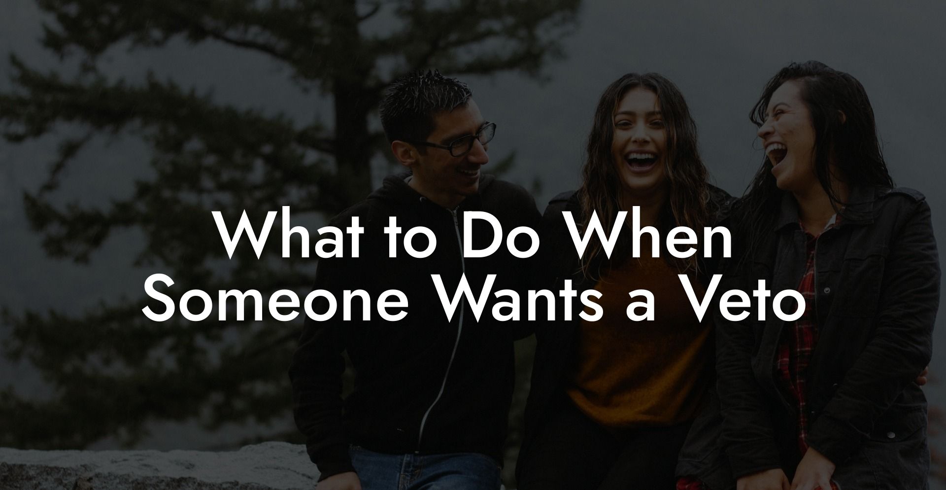 What to Do When Someone Wants a Veto