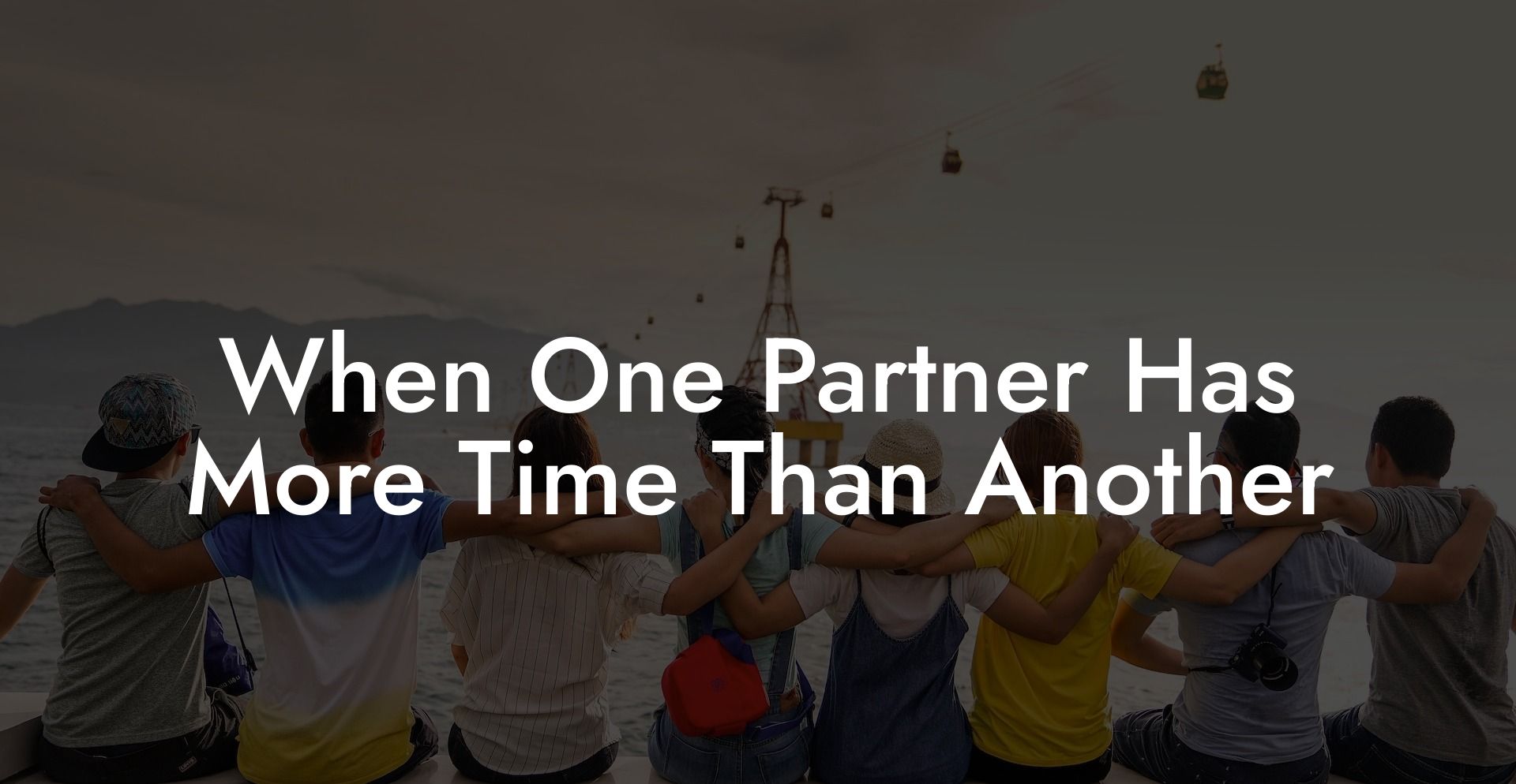 When One Partner Has More Time Than Another